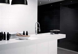 Плитка Soul Lines White Gloss D724 25*76 - фото 57181