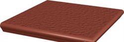 Ступени Natural Rosa ступень угловая с носиком структурированная 33x33 - фото 59243