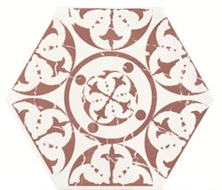 Marrakech Agadir Granate Hexagon Декор - фото 60012