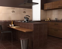 NORA Плитка Настенная тёмно-бежевая MT 20х30 - фото 60320