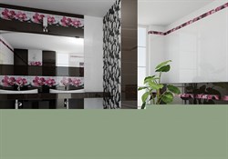 City White Lilies listwa Бордюр 6,5х50 - фото 63716