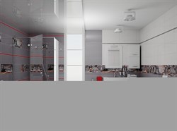 Fibra Szara centro Декор 25x60 - фото 63751