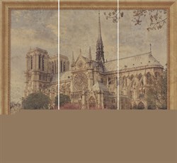 Декор Decor Set (3) Notre Dame 25*70 (отпуск.компл. 3 шт) - фото 67059