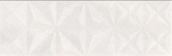 CLOUD GREY GLOSSY SQUARES STRUCTURE 25X75 - фото 73631