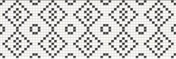 BLACK&amp;WHITE MOSAIC 25X75 - фото 73634