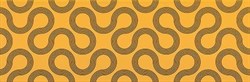 SPIN YELLOW-BLACK GEO 25X75 - фото 73651