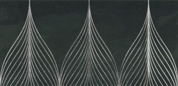 Плитка Hanabi Nero Geometryk 32.5x65.1 - фото 73882