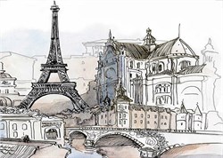 EIFEL INSERT TOWER 25X35 - фото 75996