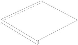 Supernova Stone Ivory Scalino laterale sx 33x120 - фото 77770