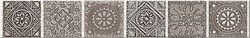Бордюр Grazia Mocca Nefertiti 6,2х40,5 - фото 78194