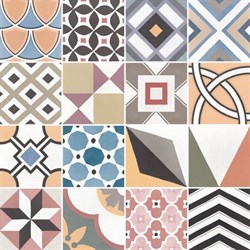 Декор Metro Patchwork Colours 7,5х15 - фото 78281