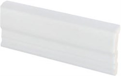 Бордюр Metro London White 5х30 - фото 78296
