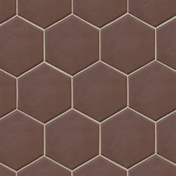 Керамогранит Hexatile Marron Mate 17,5х20 - фото 78379