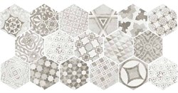 Декор Hexatile Cement Garden Grey 17,5х20 - фото 78401