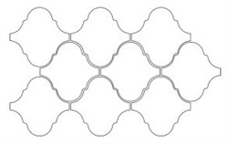 Мозаика Scale Alhambra White 27х43 - фото 78453