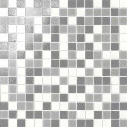 Мозаика Glass Grigio Mix Rete 32,7х32,7 - фото 78917