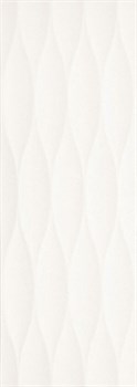 Декор Flowmotion белый 25х70 - фото 80155