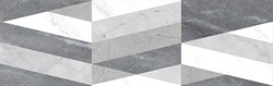 Плитка облиц. керамич. CORINTHIAN TRIANGLE GREY, 31,6x100 - фото 80490