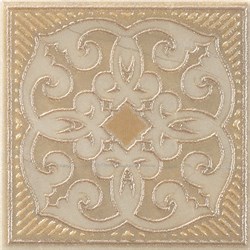 Вставка керамич. ARES GOLD, 11,5x11,5 - фото 80509
