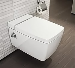 Унитаз подвесной VitrA Metropole 7672B003-1087 с бидеткой и встроенным смесителем - фото 82567