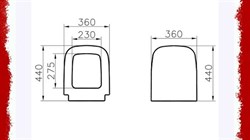 Комплект VitrA S20 9004B003-7204 кнопка хром - фото 82625