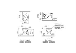 Комплект VitrA Arkitekt 9005B003-7211 кнопка хром - фото 82633