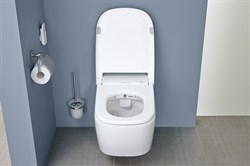 Унитаз подвесной VitrA V-Care 5674B003-6104 со встроенным феном и системой удаления запахов - фото 82637