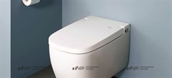 Унитаз подвесной VitrA V-Care 5674B003-6104 со встроенным феном и системой удаления запахов - фото 82640