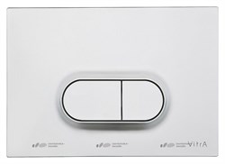 Комплект VitrA Normus 9773B003-7203 кнопка матовый хром - фото 82686