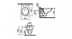Комплект VitrA Normus 9773B003-7203 кнопка матовый хром - фото 82695