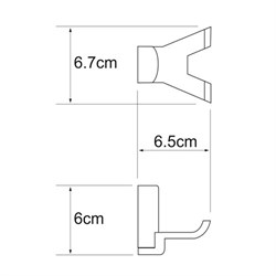 Крючок двойной Wasserkraft Exter K-5223 - фото 84738