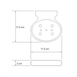 Мыльница решетка Wasserkraft Berkel K-6869 - фото 84821