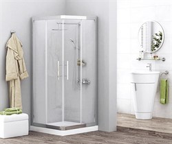 Душевой уголок с раздвижными дверьми Wasserkraft Amper 29S02 - фото 84942