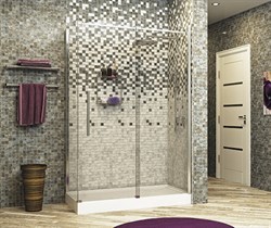 Душевой уголок с универсальной раздвижной дверью Wasserkraft Dinkel 58R07 - фото 84950
