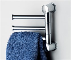 Держатель полотенец 3-е рога, короткие Wasserkraft K-1053 - фото 85024