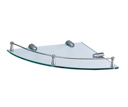 Полка стеклянная угловая Wasserkraft K-544 - фото 85079
