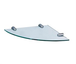 Полка стеклянная угловая Wasserkraft K-533 - фото 85080