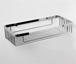 Полка металлическая прямая, хром Wasserkraft K-722 - фото 85101