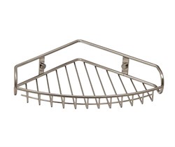 Полка металлическая угловая, "матовый хром" Wasserkraft K-1511 - фото 85112