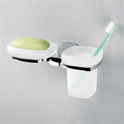 Держатель стакана и мыльницы Wasserkraft Wern K-2526 - фото 85261