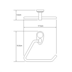 Держатель полотенец треугольник Wasserkraft Main K-9261 - фото 85448