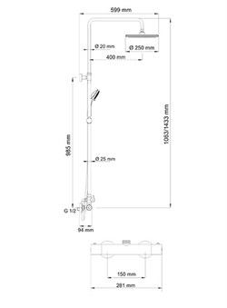 Душевая стойка Wasserkraft A13302 - фото 85571