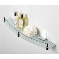 Полка стеклянная Wasserkraft Leine K-5024WHITE - фото 85654