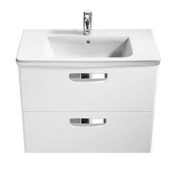 Тумба под раковину Roca Gap 80 белый глянец ZRU9302877 - фото 85790