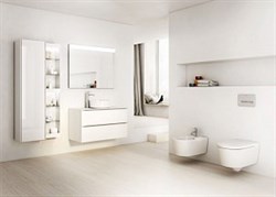 Биде подвесное Roca Inspira round 357525000 с крышкой - фото 85976