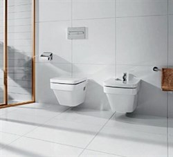 Биде подвесное Roca Dama-N 357785000 с крышкой - фото 85992