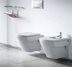 Биде подвесное Roca Hall 357625000 с крышкой - фото 86012