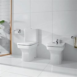 Биде напольное Roca Dama-N 357784000 с крышкой - фото 86066