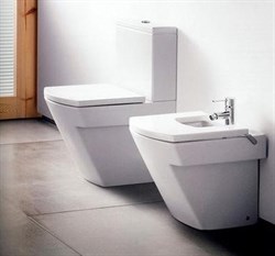 Биде напольное Roca Hall 357624000 с крышкой - фото 86082