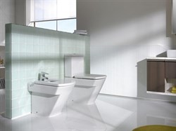 Биде напольное Roca Hall 357624000 с крышкой - фото 86083